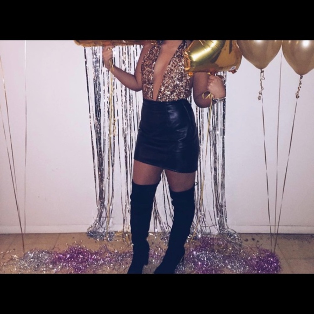 Urban Outfitters Sparkly Bodysuit